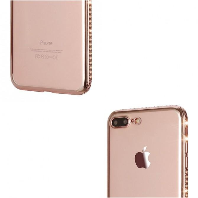 Накладка PC Soft Touch case для iPhone 7 Plus рожевий-4