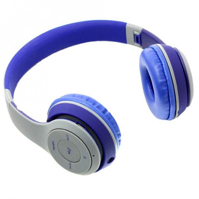 Беспроводные наушники Havit HV-H2575BT grey/blue-1