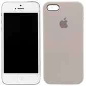 Чохол силіконовий для iPhone 5/5s/SE Бежевий