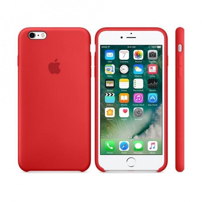 Чохол силіконовий для iPhone 5/5s/SE Червоний