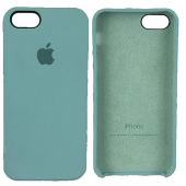 Чохол силіконовий для iPhone 5/5s/SE Мінтоловий