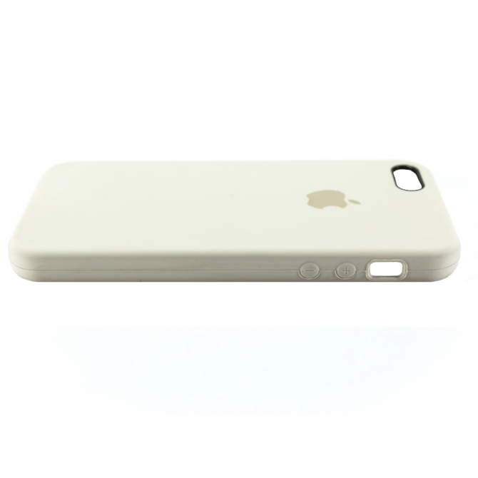 Чехол силиконовый для iPhone 5/5s/SE Молочный-4