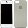 Чохол силіконовий для iPhone 5/5s/SE Попелясто сірий