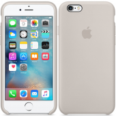 Чехол силиконовый для iPhone 6/6s Plus Бежевый