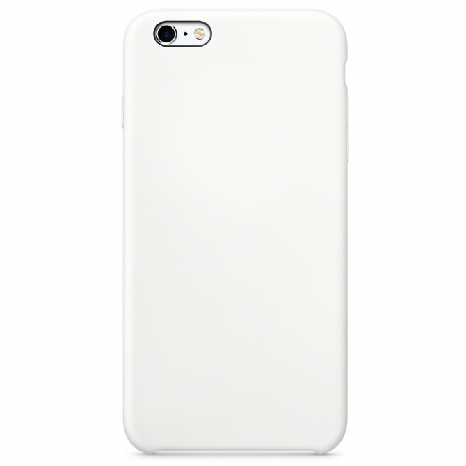 Чохол силіконовий для iPhone 6/6s Plus Білий-2