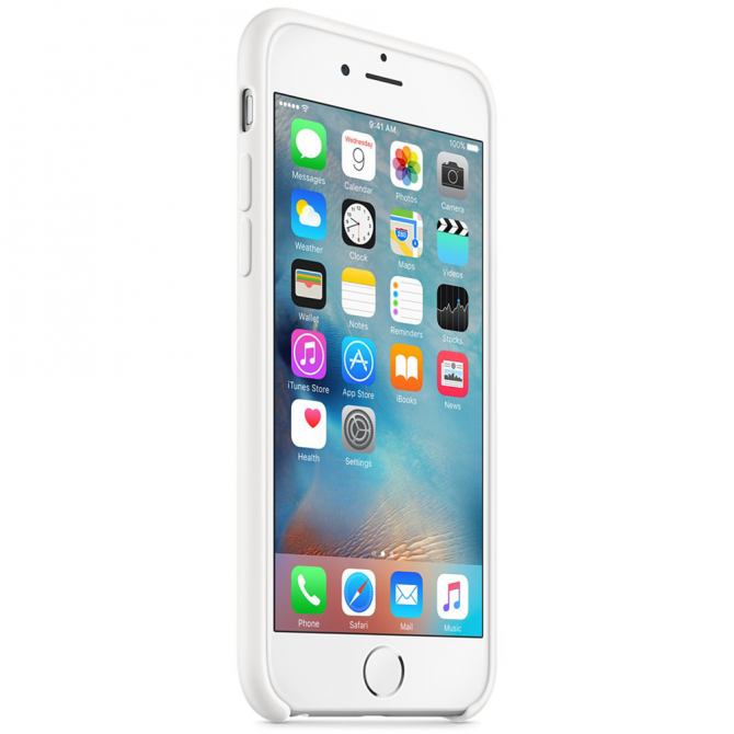 Чохол силіконовий для iPhone 6/6s Plus Білий-3