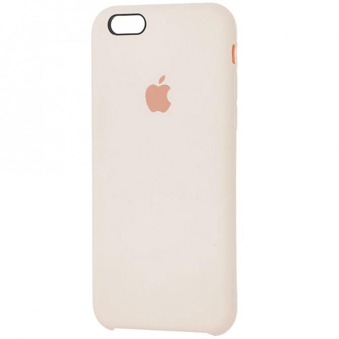 Чехол силиконовый для iPhone 6/6s Plus Молочный-1