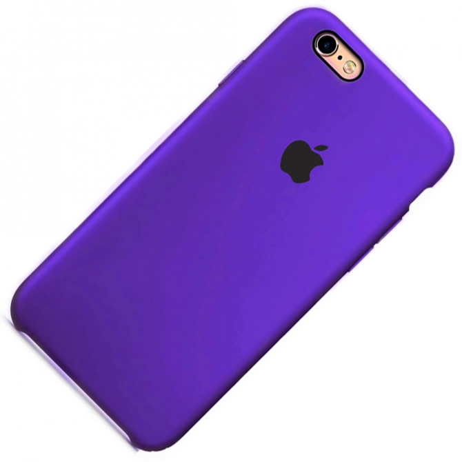 Чехол силиконовый для iPhone 6/6s Plus Фиолетовый-3