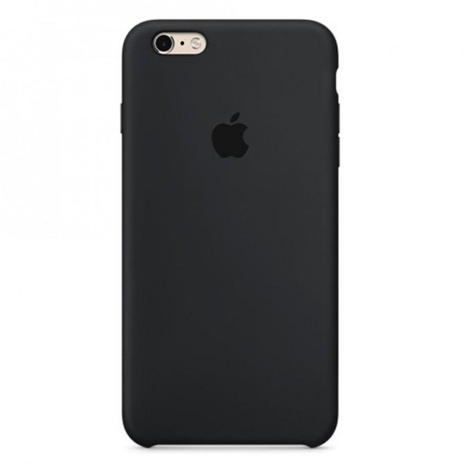 Чохол силіконовий для iPhone 6/6s Plus Чорний-3