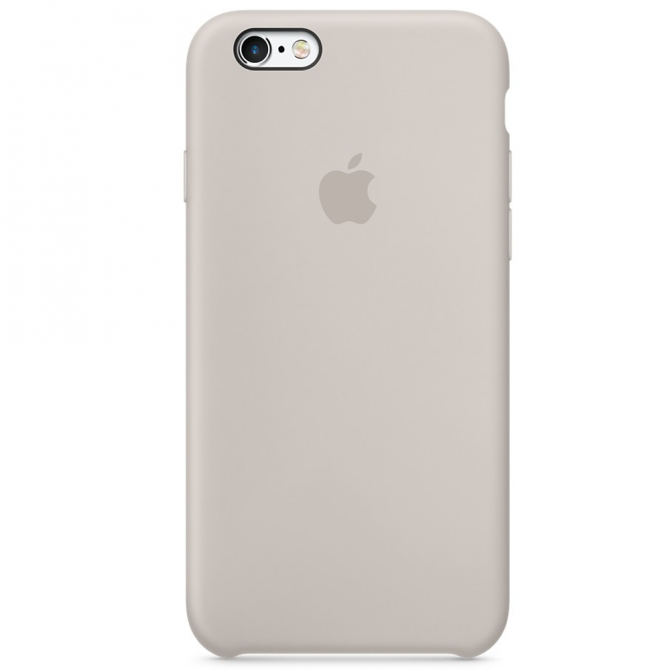 Чехол силиконовый для iPhone 6/6s Бежевый-3
