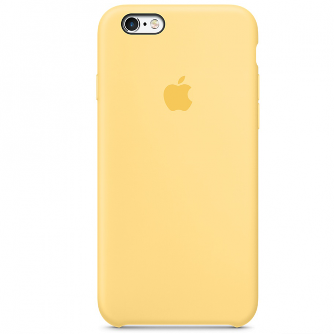 Чехол силиконовый для iPhone 6/6s Золотой-3