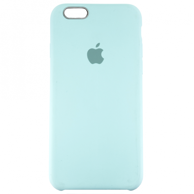 Чехол силиконовый для iPhone 6/6s Минтоловый-1