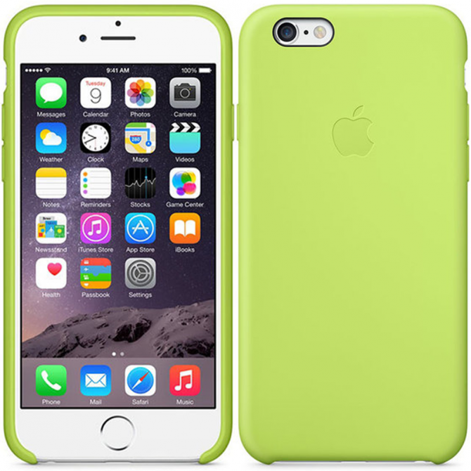 Чохол силіконовий для iPhone 6/6s Оливковий