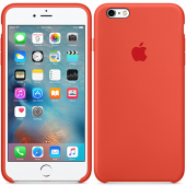 Чехол силиконовый для iPhone 6/6s Оранжевый