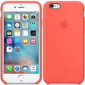 Чохол силіконовий для iPhone 6/6s Персиковий