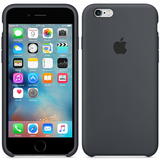 Чехол силиконовый для iPhone 6/6s Серый