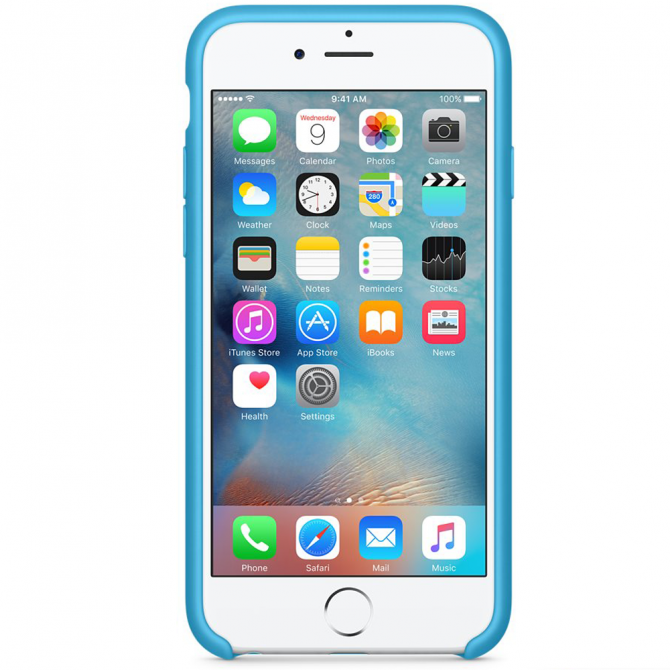 Чехол силиконовый для iPhone 6/6s Синий-2