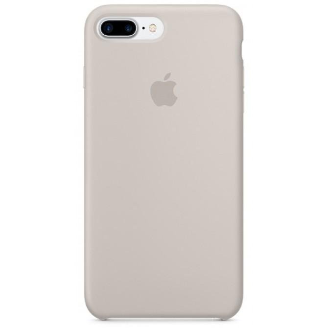 Чохол силіконовий для iPhone 7/8 Plus Бежевий-1