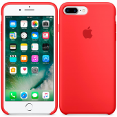 Чехол силиконовый для iPhone 7/8 Plus Красный
