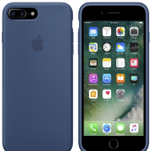 Чехол силиконовый для iPhone 7/8 Plus Морской синий Чехол силиконовый для iPhone 7/8 Plus Морской синий