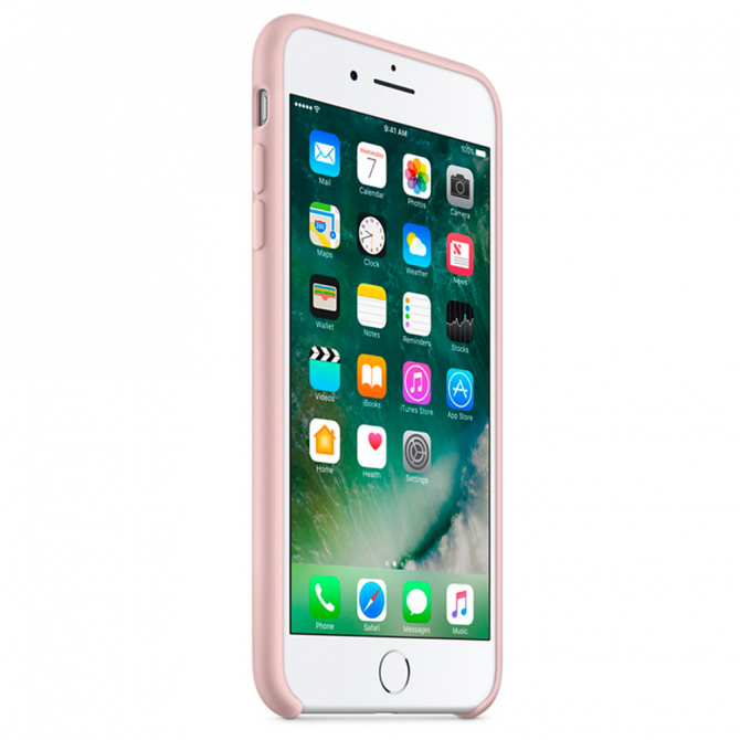 Чехол силиконовый для iPhone 7/8 Plus Персиковый-2