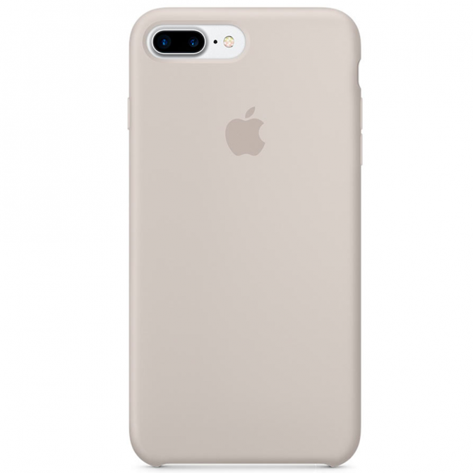 Чохол силіконовий для iPhone 7/8 Plus Світло Сірий-3