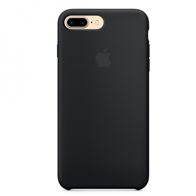 Чохол силіконовий для iPhone 7/8 Plus Чорний-3