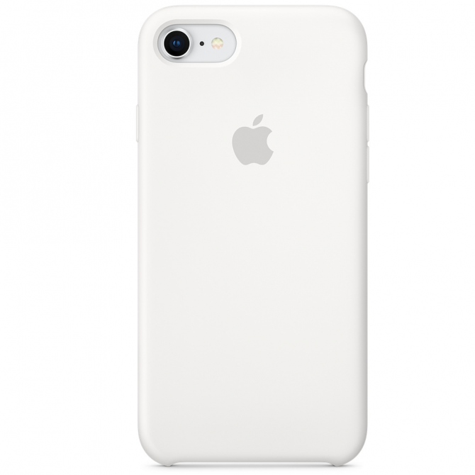 Чехол силиконовый для iPhone 7/8 Белый-3