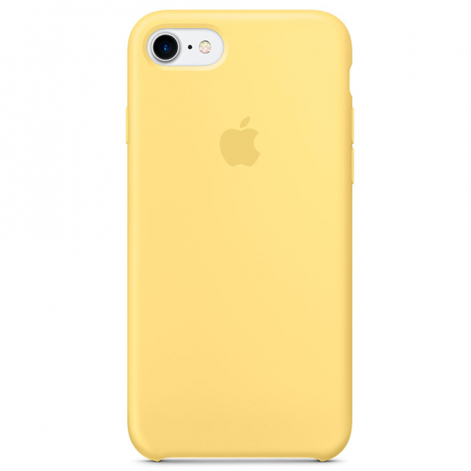 Чохол силіконовий для iPhone 7/8 Жовтий-3