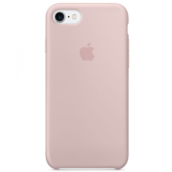 Чехол силиконовый для iPhone 7/8 Розовый-3