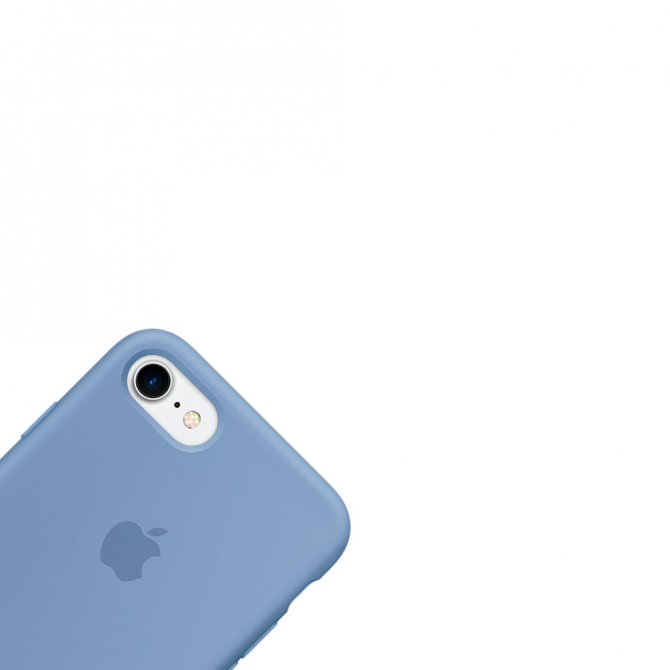 Чохол силіконовий для iPhone 7/8 Світло Блакитний-3