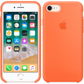 Чохол силіконовий для iPhone 7/8 Світло Помаранчевий Чохол силіконовий для iPhone 7/8 Світло Помаранчевий