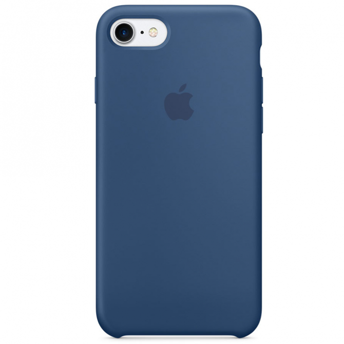 Чехол силиконовый для iPhone 7/8 Синий-3