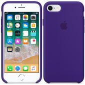 Чохол силіконовий для iPhone 7/8 Фіолетовий