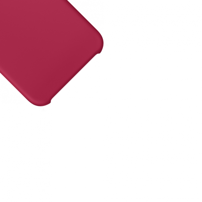Чохол силіконовий для iPhone X/Xs Вишневий-5