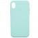 Чехол силиконовый для iPhone X/Xs Голубой