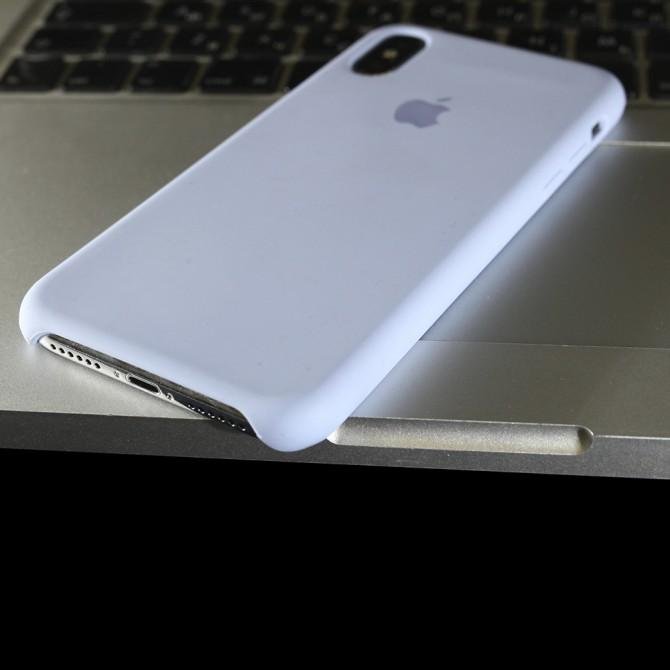 Чохол силіконовий для iPhone X/Xs Лаванда-2