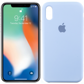 Чехол силиконовый для iPhone X/Xs Морской Синий Чехол силиконовый для iPhone X/Xs Морской Синий