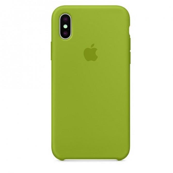 Чохол силіконовий для iPhone X/Xs Оливковий