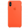 Чехол силиконовый для iPhone X/Xs Оранжевый