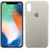 Чохол силіконовий для iPhone X/Xs Попелясто сірий