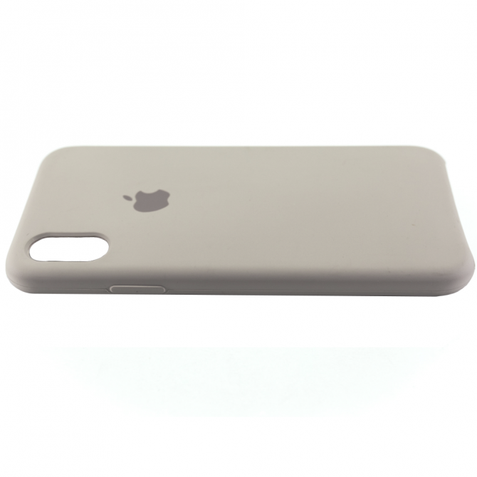 Чохол силіконовий для iPhone X/Xs Попелясто сірий-4