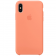 Чехол силиконовый для iPhone X/Xs Светло Оранжевый