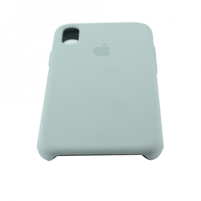 Чохол силіконовий для iPhone X/Xs Світло Сірий-4