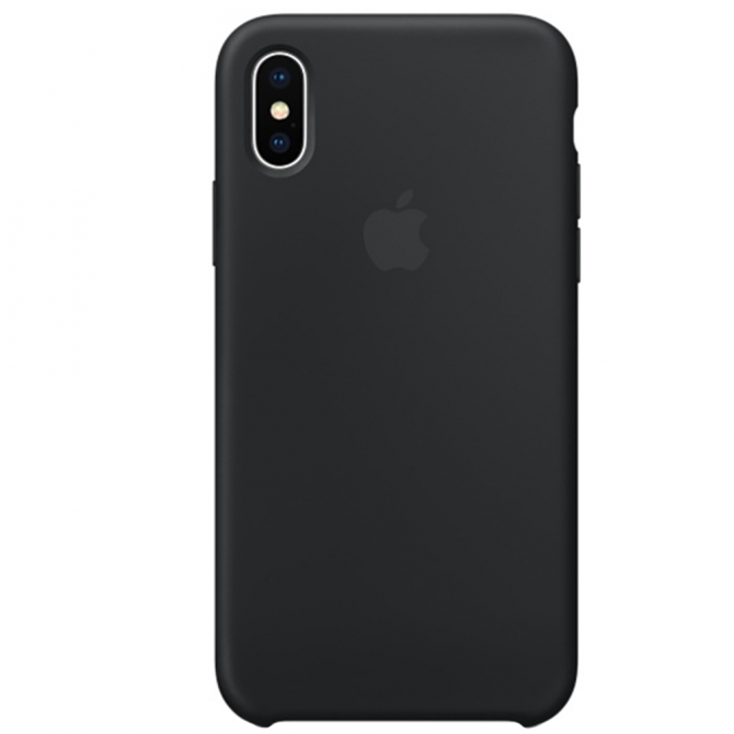 Чохол силіконовий для iPhone X/Xs Темно Сірий-2
