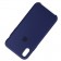 Чохол силіконовий для iPhone X/Xs Темно синій