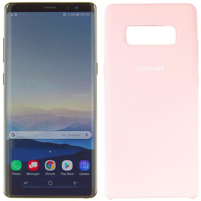 Чехол силиконовый для Samsung N950 (Note 8) Розовый