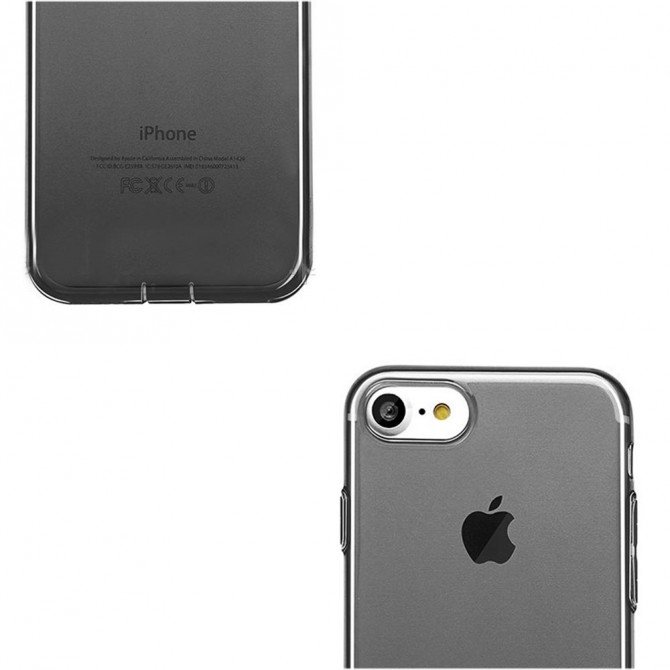 Пластикова накладка Remax 0.5mm для Apple iPhone 6/6s plus (5.5") (Сірий)-1