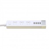 Мережевий фільтр Remax (OR) RU-S2 3 розетки + 4 USB White 2m Мережевий фільтр Remax (OR) RU-S2 3 розетки + 4 USB White 2m