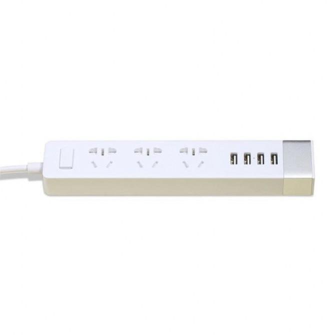 Мережевий фільтр Remax (OR) RU-S2 3 розетки + 4 USB White 2m-1